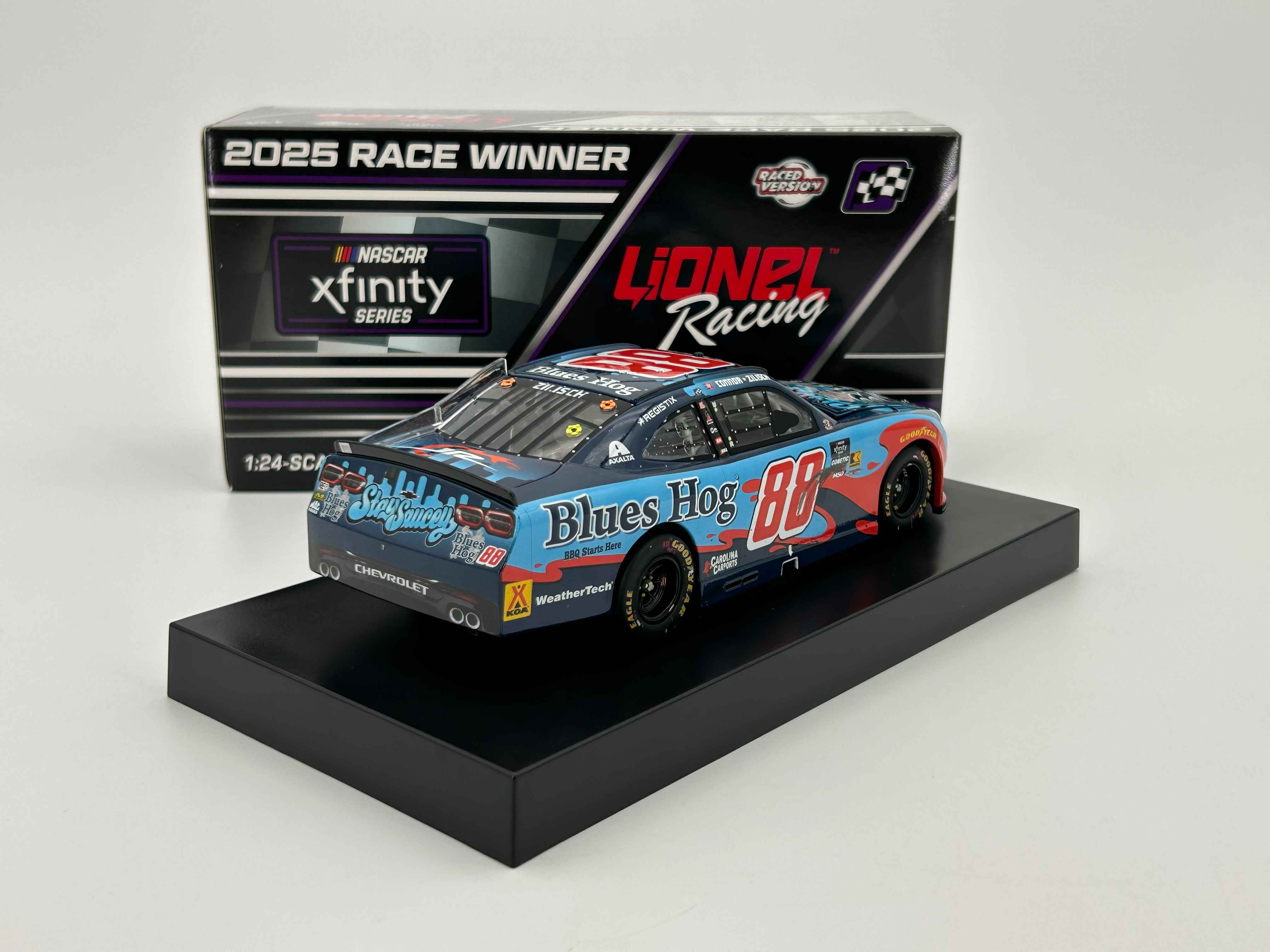 Kyle Larson 2025 Blues Hog Texas 5/3/25 Race Win 1:24 Nascar Diecast