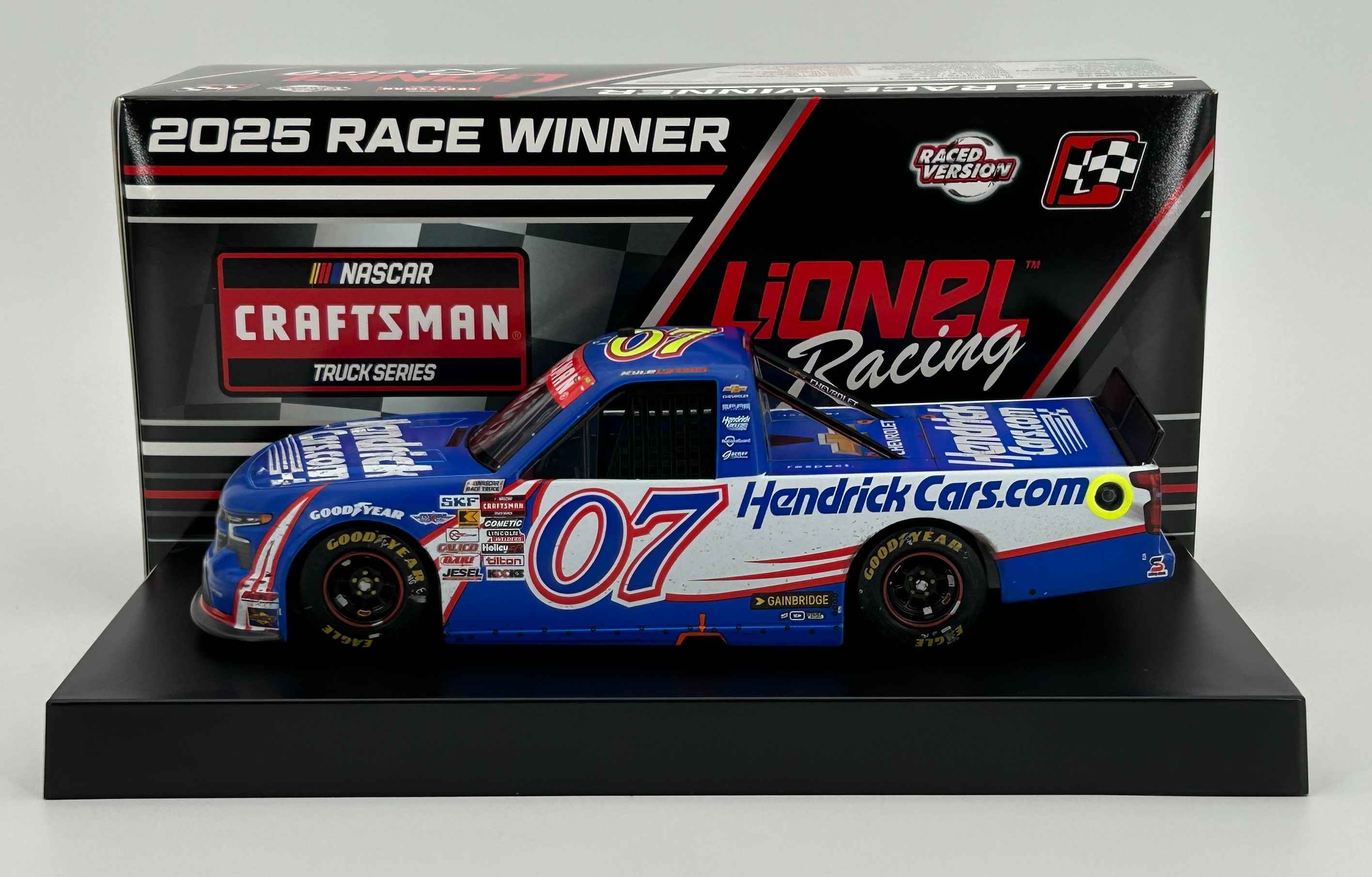 Camion Nascar Lionel Racing 1:64 Kyle Larson Homestead 2025 - Chevrolet ARC Blu Hendrick Cars