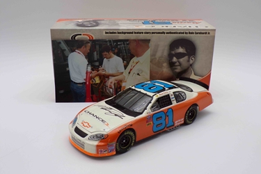 ** With Picture of Driver Autographing Diecast ** Martin Truex Jr. Autographed 2003 Chance 2 / Robert Gee 1:24 Nascar Diecast Martin Truex Jr. Autographed 2003 Chance 2 / Robert Gee 1:24 Nascar Diecast 