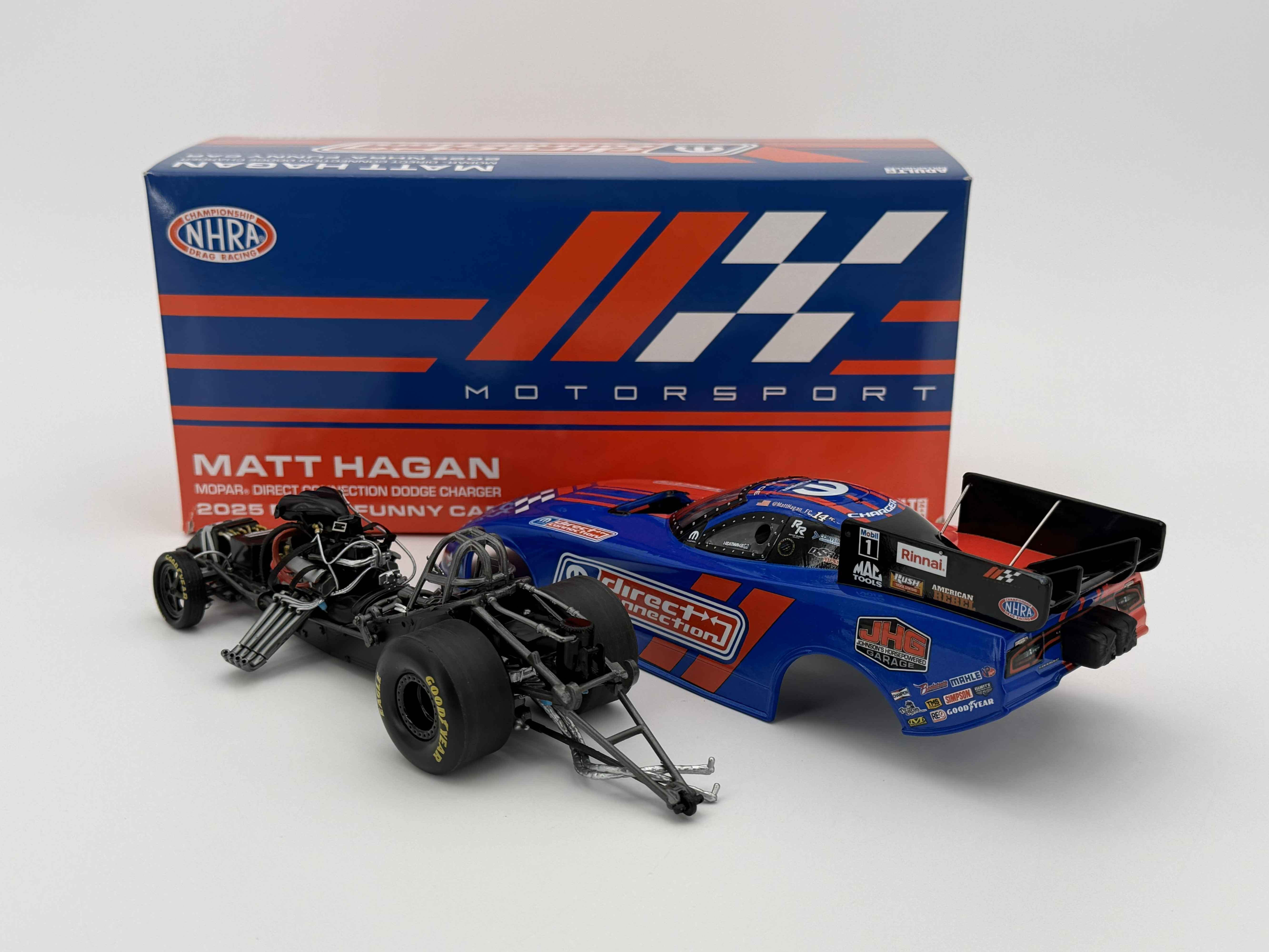 Matt Hagan 2025 Direct Connection Dodge Charger Funny Car 1:24