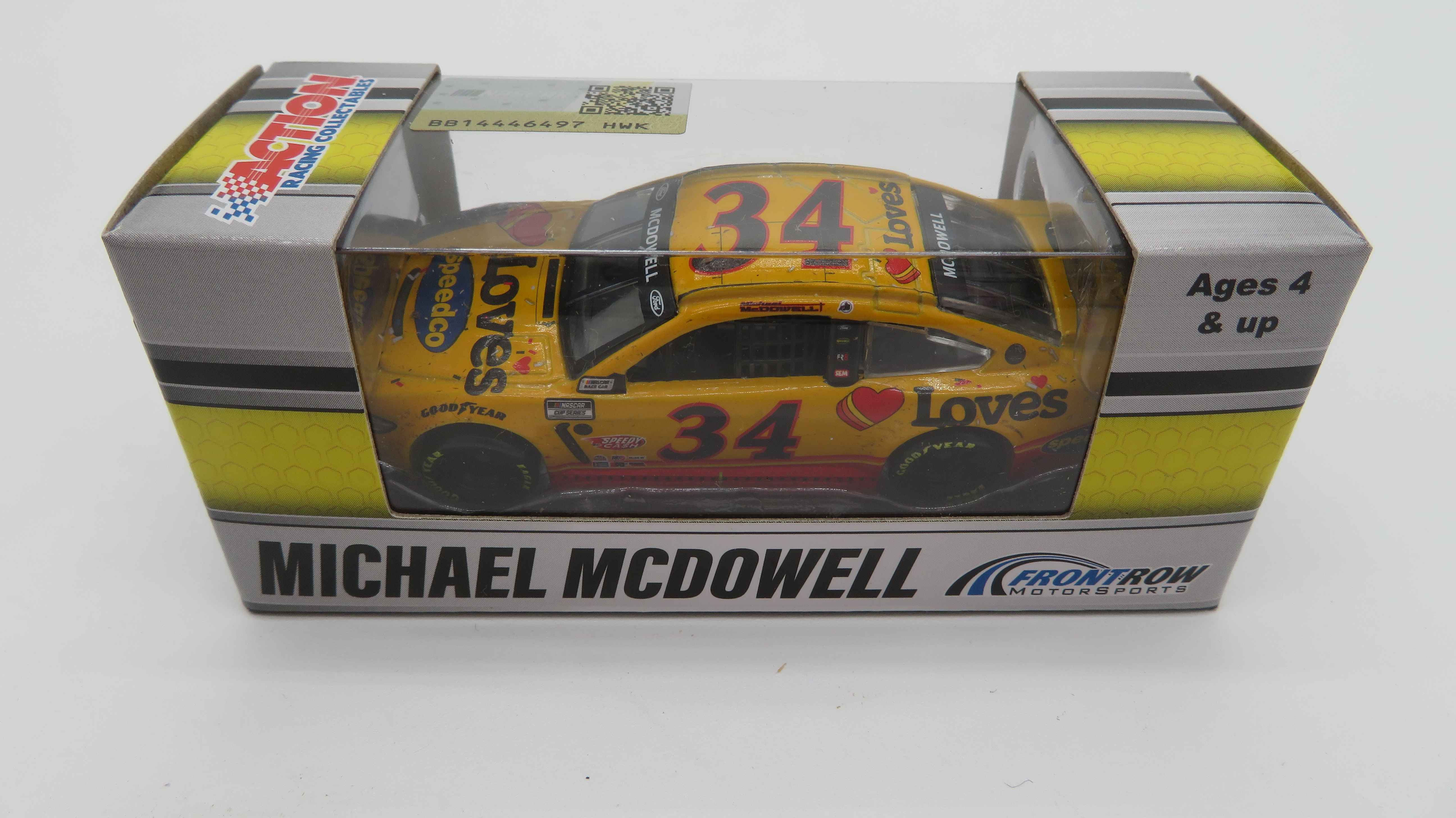 Michael McDowell 2021 Love's Travel Stops Daytona 500 Win 1:64