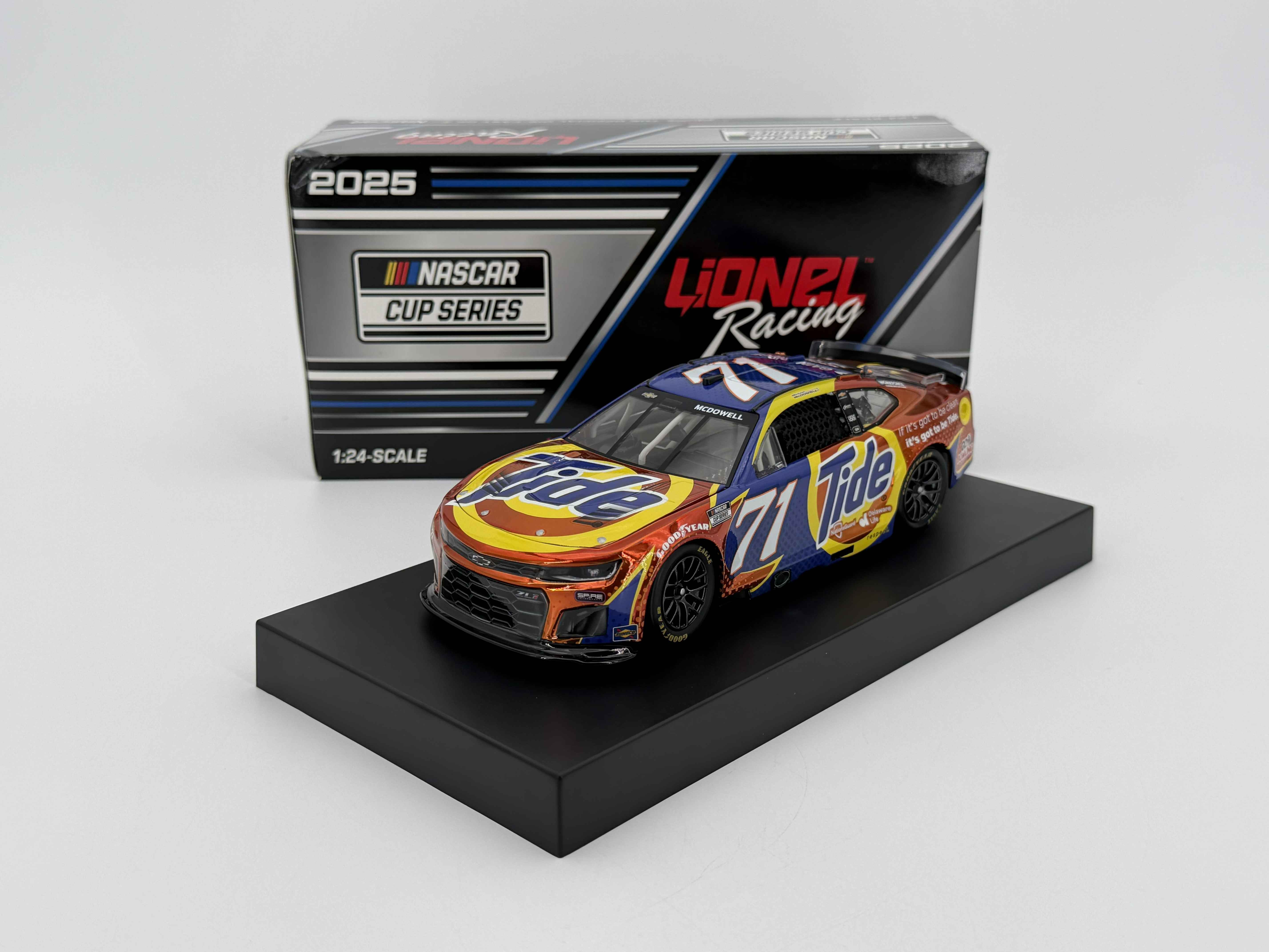 Michael McDowell 2025 Tide 1:24 Color Chrome Nascar Diecast