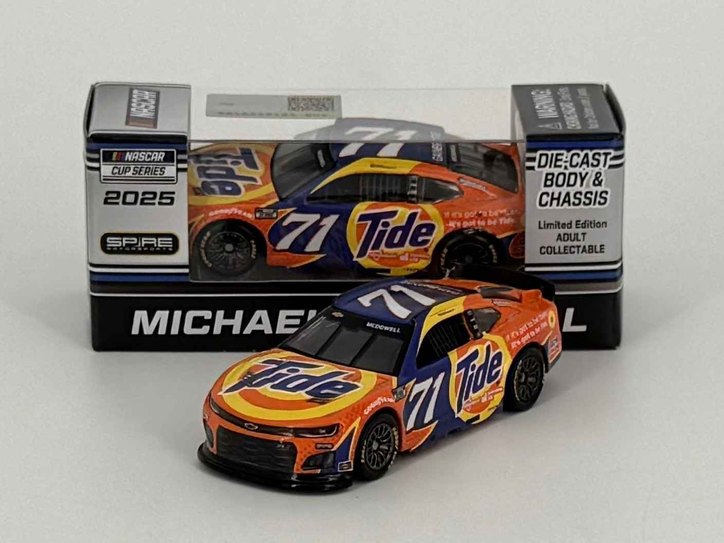Michael McDowell 2025 Tide 1:64 Nascar Diecast