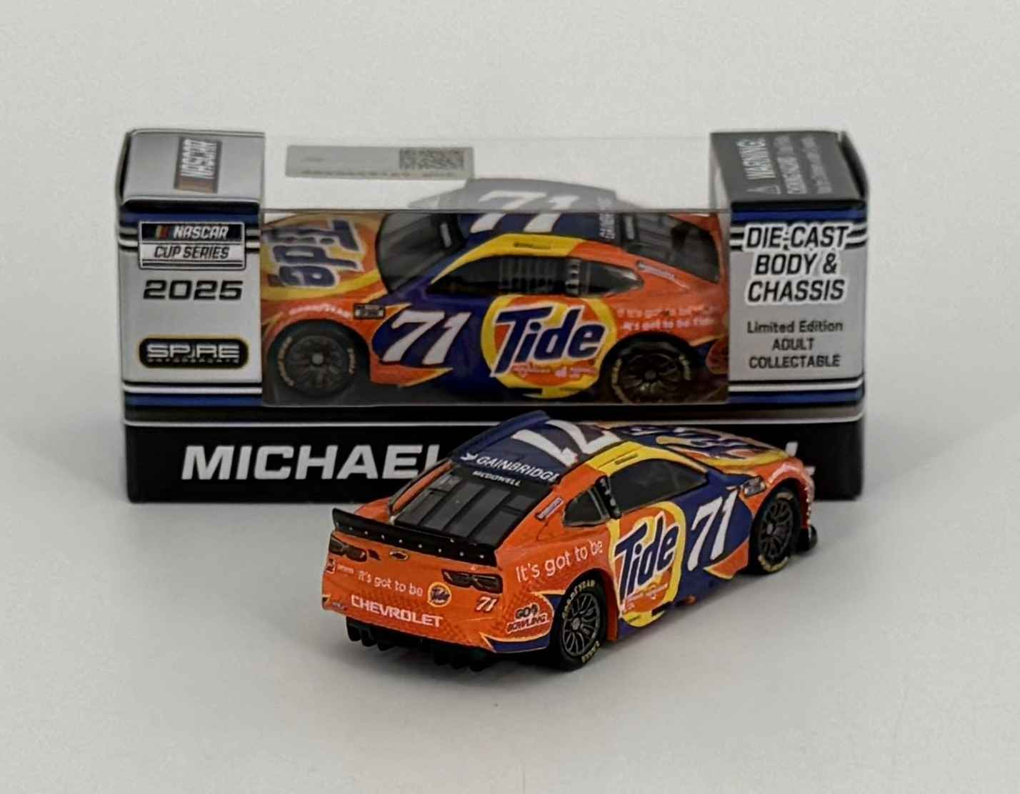 Michael McDowell 2025 Tide 1:64 Nascar Diecast
