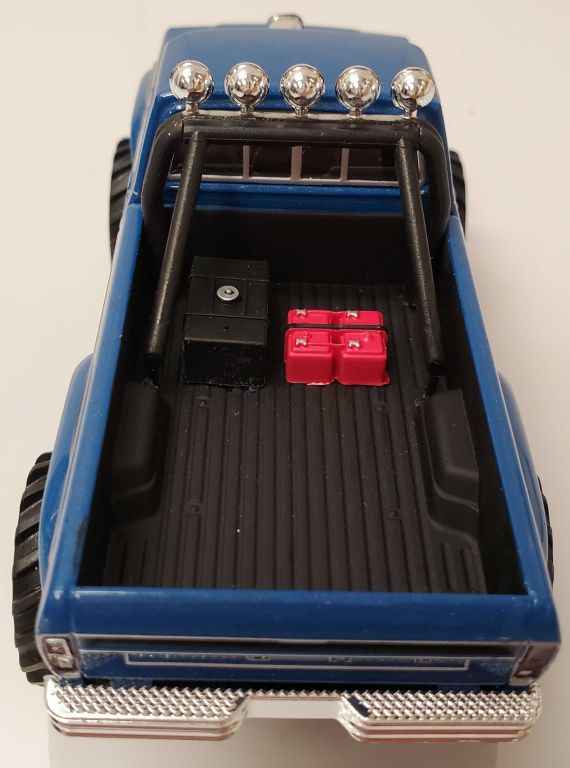 Ford F-250 Monster Truck 1974 Azul 1:43 Greenlight – Kings of Crunc