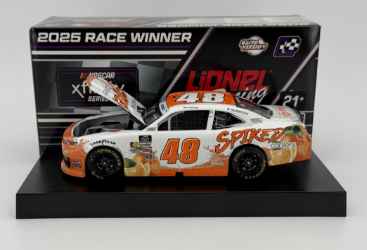 Nick Sanchez 2025 Spiked Coolers Echopark 06/27/25 Race Win 1:24 Nascar Diecast - Xfinity Series Nick Sanchez, Nascar Diecast, 2025 Nascar Diecast, 1:24 Scale Diecast