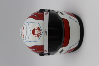 Noah Gragson 2022 Wendys MINI Replica Helmet Noah Gragson, Helmet, NASCAR, BrandArt, Mini Helmet, Replica Helmet
