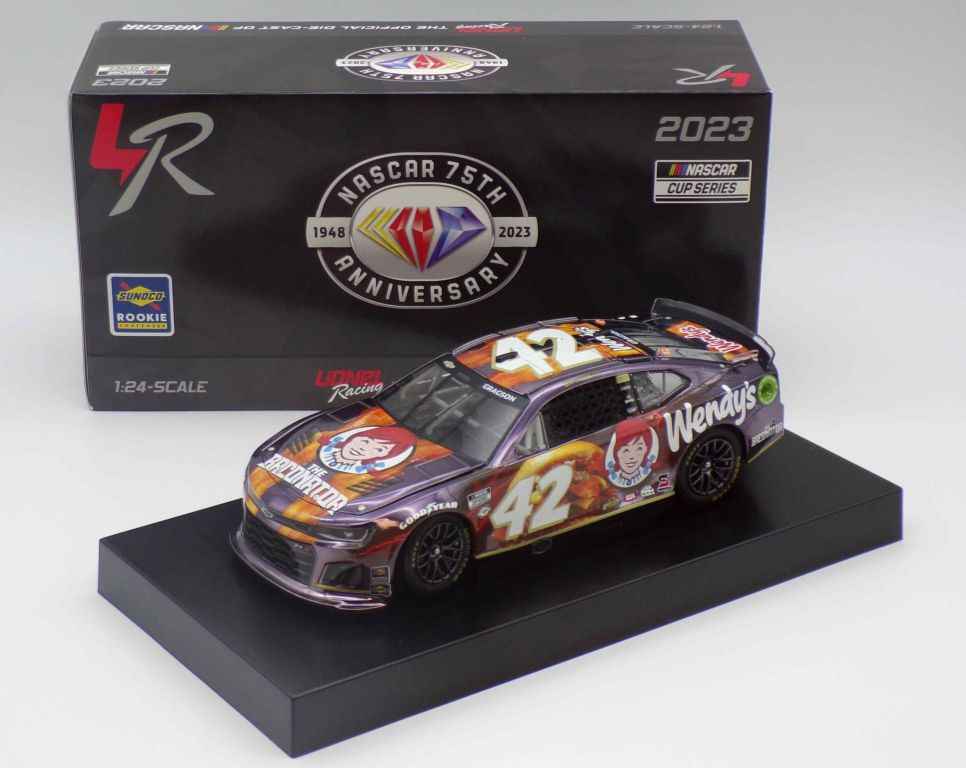 Noah Gragson 2023 Wendy's Baconator 1:24 Pressofuso Cromato Lionel Racing