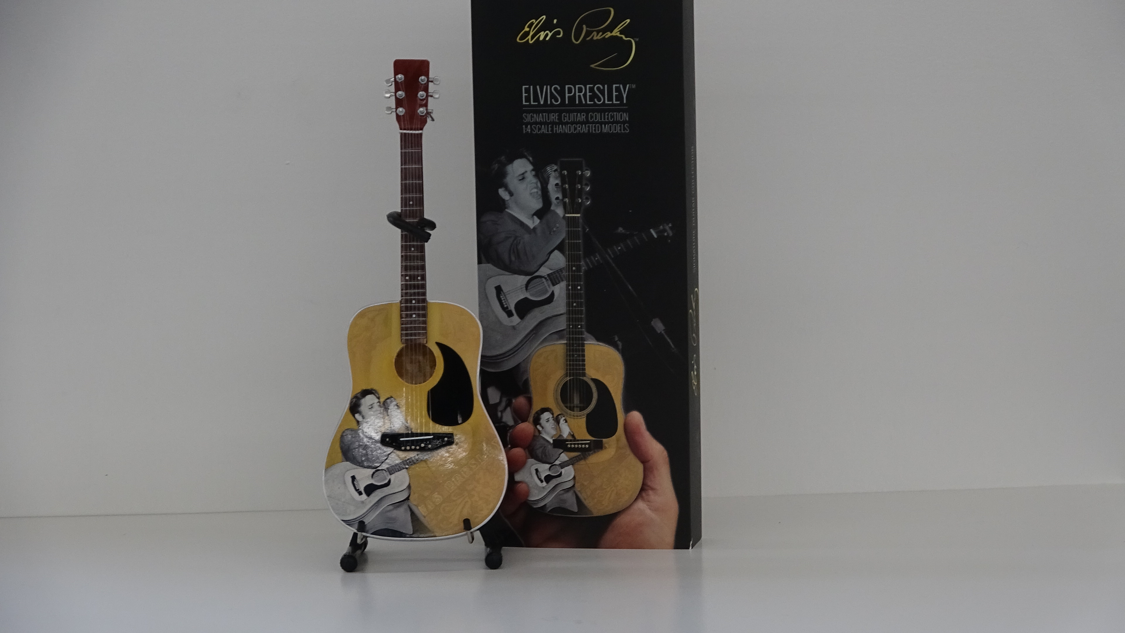 Axe Heaven Officially Licensed Elvis Presley 55’ Tribute Acoustic Mini Guitar 