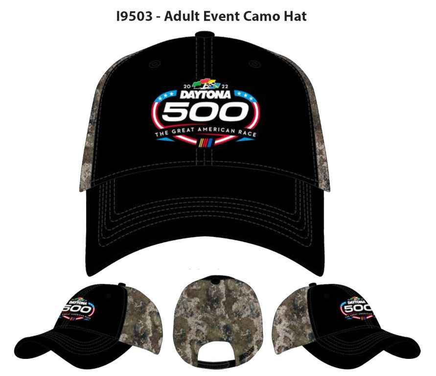 2022 Daytona 500 Camo Event Hat - Adult 