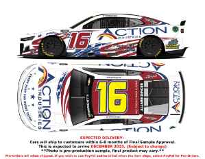 *CANCELLED* AJ Allmendinger 2023 Action Industries Patriotic 1:24 Nascar Diecast AJ Allmendinger, Nascar Diecast, 2023 Nascar Diecast, 1:24 Scale Diecast