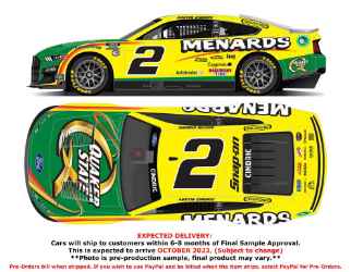 *CANCELLED* Austin Cindric 2023 Quaker State 1:24 Elite Nascar Diecast Austin Cindric, Nascar Diecast, 2022 Nascar Diecast, 1:24 Scale Diecast, pre order diecast, Elite