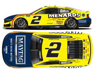 *CANCELLED* Austin Cindric 2025 Menards 1:24 Color Chrome Nascar Diecast Austin Cindric, Nascar Diecast, 2025 Nascar Diecast, 1:24 Scale Diecast
