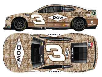 *CANCELLED* Austin Dillon 2024 Dow Salutes to Veterans 1:64 Nascar Diecast Chassis Austin Dillon, Nascar Diecast, 2024 Nascar Diecast, 1:64 Scale Diecast, Diecast Chassis
