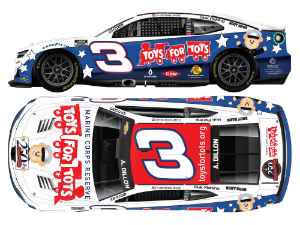 *CANCELLED* Austin Dillon 2025 Toys for Tots 1:24 Color Chrome Nascar Diecast Austin Dillon, Nascar Diecast, 2025 Nascar Diecast, 1:24 Scale Diecast