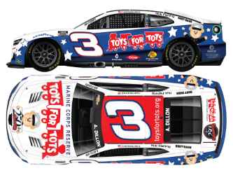 *CANCELLED* Austin Dillon 2025 Toys for Tots 1:24 Nascar Diecast Austin Dillon, Nascar Diecast, 2025 Nascar Diecast, 1:24 Scale Diecast