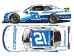 *CANCELLED* Austin Hill 2023 Bennett Transportation & Logistics 1:24 Color Chrome Nascar Diecast - N212323BENAUCL