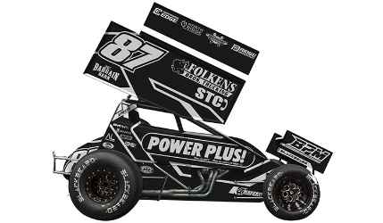 *Preorder* Aaron Reutzel 2026 Power Plus- Black  #87 1:50 Sprint Car Diecast Aaron Reutzel, sprint diecast, diecast collectibles, dirt racing, sprint car, diecast cars, die-cast, racing collectibles, nascar die cast, 
