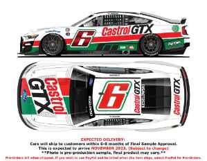 *CANCELLED* Brad Keselowski 2023 Castrol Darlington Throwback 1:64 Nascar Diecast - FOIL NUMBER DIECAST Brad Keselowski, Nascar Diecast, 2023 Nascar Diecast, 1:64 Scale Diecast,