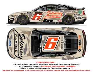 *CANCELLED* Brad Keselowski 2023 Solomon Plumbing Camo 1:64 Nascar Diecast - FOIL NUMBER DIECAST Brad Keselowski, Nascar Diecast, 2023 Nascar Diecast, 1:64 Scale Diecast,