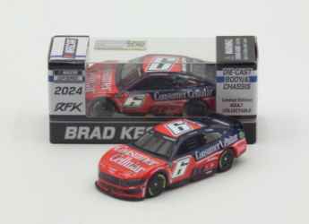 Brad Keselowski 2024 Consumer Cellular 1:64 Nascar Diecast Chassis - FOIL NUMBER DIECAST Brad Keselowski, Nascar Diecast, 2024 Nascar Diecast, 1:64 Scale Diecast,