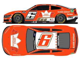 *CANCELLED* Brad Keselowski 2024 Kings Hawaiian 1:24 Nascar Diecast - FOIL NUMBER DIECAST Brad Keselowski, Nascar Diecast, 2024 Nascar Diecast, 1:24 Scale Diecast