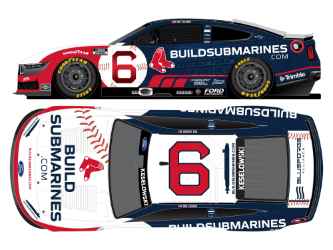 *Preorder* Brad Keselowski 2025 Buildsubmarines.com/Red Sox 1:24 Elite Nascar Diecast - FOIL NUMBER DIECAST Brad Keselowski, Nascar Diecast, 2025 Nascar Diecast, 1:24 Scale Diecast, pre order diecast, Elite