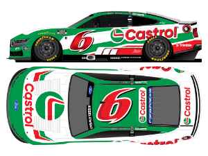 *Preorder* Brad Keselowski 2026 Castrol Tribute 1:24 Color Chrome Nascar Diecast - FOIL NUMBER DIECAST Brad Keselowski, Nascar Diecast, 2026  Nascar Diecast, 1:24 Scale Diecast