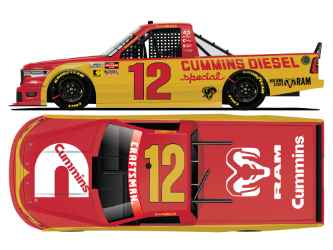 *Preorder* Brenden "Butterbean" Queen 2026 Cummins Throwback 1:64 Nascar Diecast Brenden "Butterbean" Queen, Nascar Diecast, 2026 Nascar Diecast, 1:64 Scale Diecast,