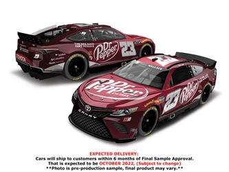 *Preorder* Bubba Wallace 2022 Dr Pepper 1:24 Color Chrome Nascar Diecast Bubba Wallace, Nascar Diecast, 2022 Nascar Diecast, 1:24 Scale Diecast