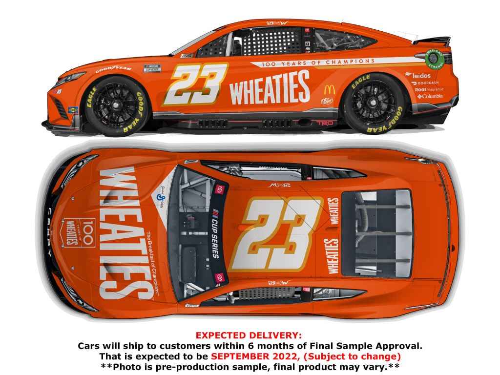 Bubba Wallace 2022 Wheaties 1:24 Nascar Diecast