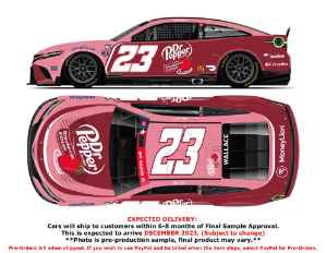 *CANCELLED* Bubba Wallace 2023 Dr Pepper Strawberries & Cream 1:24 Color Chrome Nascar Diecast Bubba Wallace, Nascar Diecast, 2023 Nascar Diecast, 1:24 Scale Diecast