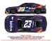*CANCELLED* Bubba Wallace 2023 Leidos 1:24 Color Chrome Nascar Diecast - C232323LEIDXCL