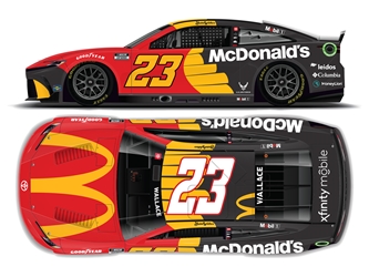 *Preorder* Bubba Wallace 2024 McDonalds 1:24 Color Chrome Nascar Diecast Bubba Wallace, Nascar Diecast, 2024 Nascar Diecast, 1:24 Scale Diecast
