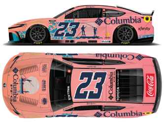 *Preorder* Bubba Wallace 2026 Columbia PFG (salmon) 1:24 Nascar Diecast Bubba Wallace, Nascar Diecast, 2026 Nascar Diecast, 1:24 Scale Diecast