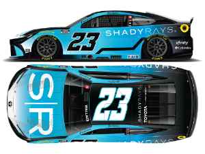 *Preorder* Bubba Wallace 2026 Shady Rays 1:24 Raw Nascar Diecast  Bubba Wallace, Nascar Diecast, 2026 Nascar Diecast, 1:24 Scale Diecast