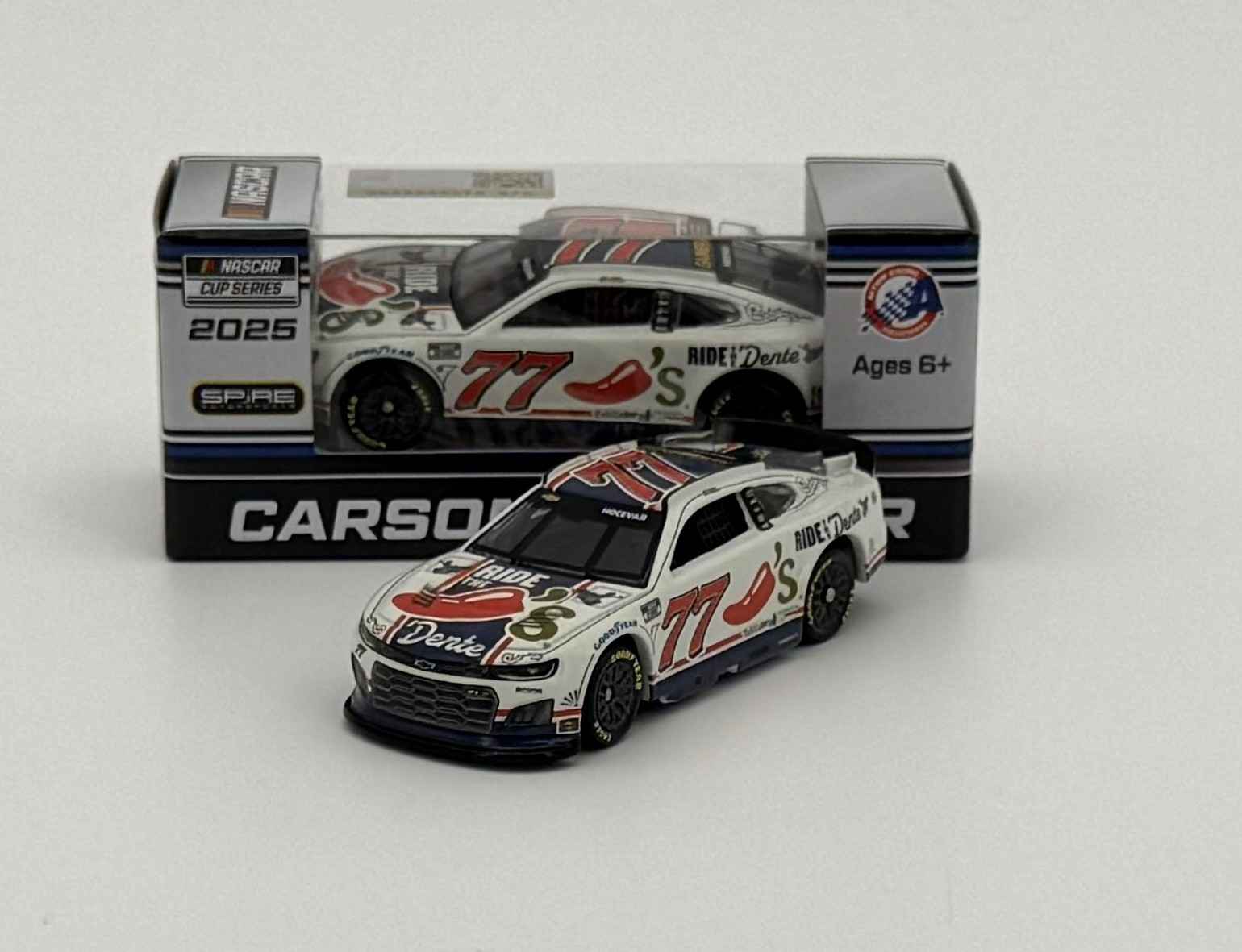 Carson Hocevar 2025 Chili's Ride The 'Dente 1:64 Nascar Diecast