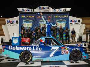 *CANCELLED* Carson Hocevar 2025 Delaware Life Kansas 5/10/25 Race Win 1:24 Nascar Diecast - Truck Series Carson Hocevar, Nascar Diecast, 2025 Nascar Diecast, 1:24 Scale Diecast
