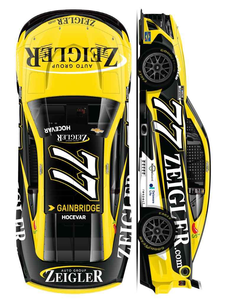 Carson Hocevar 2025 Zeigler 1:24 Color Chrome Nascar Diecast