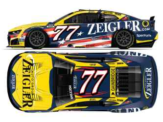 *Preorder* Carson Hocevar 2026 Zeigler Patriotic 1:24 Flash Coat Silver Nascar Diecast Carson Hocevar, Nascar Diecast, 2026 Nascar Diecast, 1:24 Scale Diecast, Autographed