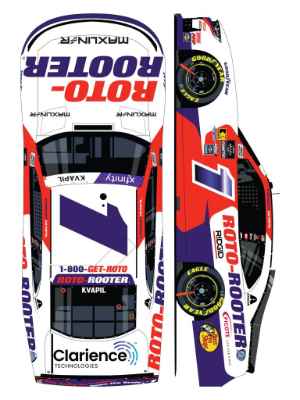 *CANCELLED* Carson Kvapil 2025 Roto Rooter 1:64 Nascar Diecast - FOIL NUMBER CAR - Xfinity Series Carson Kvapil, Nascar Diecast, 2025 Nascar Diecast, 1:24 Scale Diecast