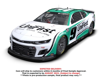*Preorder* Chase Elliott 2022 Unifirst 1:24 Color Chrome Nascar Diecast Chase Elliott, Nascar Diecast, 2022 Nascar Diecast, 1:24 Scale Diecast