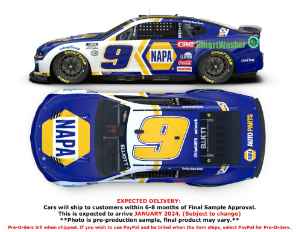 *CANCELLED* Chase Elliott 2023 NAPA / SmartWasher 1:24 Color Chrome Nascar Diecast Chase Elliott, Nascar Diecast, 2023 Nascar Diecast, 1:24 Scale Diecast