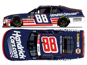 *Preorder* Chase Elliott 2026 HendrickCars Patriotic 1:24 Color Chrome O'Reilly Series Chase Elliott, Nascar Diecast, 2026 Nascar Diecast, 1:24 Scale Diecast