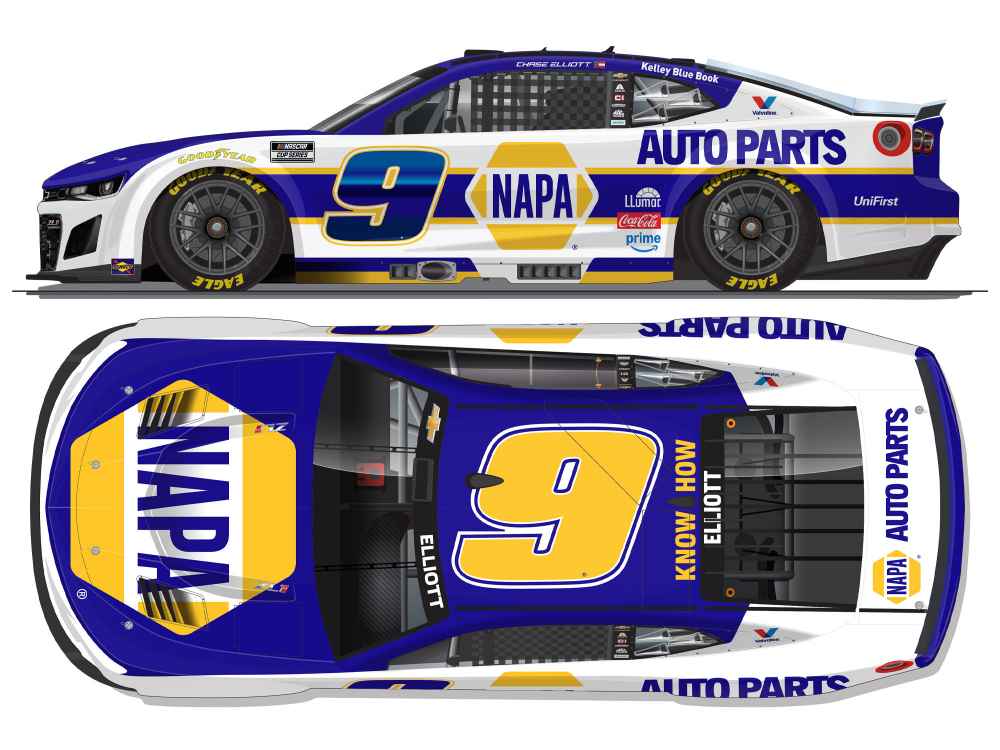 Chase Elliott #9 2026 NAPA 1:24 HO Foil Number Die-Cast – Hendrick Motorsports Chase Elliott #9 2026 NAPA 1:24 HO Foil Number Die-Cast – Hendrick Motorsports