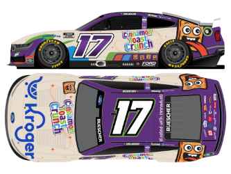 *CANCELLED* Chris Buescher Autographed 2025 Kroger/Cinnamon Toast Crunch 1:24 Nascar Diecast - FOIL NUMBER DIECAST Chris Buescher , Nascar Diecast, 2025 Nascar Diecast, 1:24 Scale Diecast, Autographed