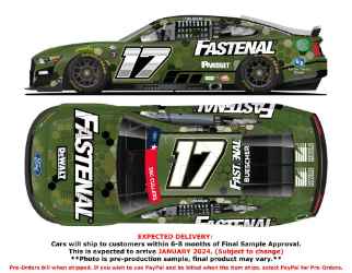 *CANCELLED* Chris Buescher 2023 Fastenal Patriotic 1:24 Nascar Diecast - FOIL NUMBER DIECAST Chris Buescher, Nascar Diecast, 2023 Nascar Diecast, 1:24 Scale Diecast