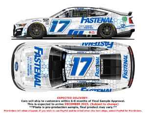 *CANCELLED* Chris Buescher 2023 Fastenal White 1:24 Nascar Diecast - FOIL NUMBER DIECAST Chris Buescher, Nascar Diecast, 2023 Nascar Diecast, 1:24 Scale Diecast