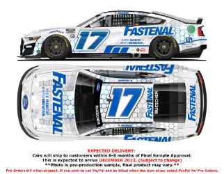 *CANCELLED* Chris Buescher 2023 Fastenal White 1:64 Nascar Diecast - FOIL NUMBER DIECAST Chris Buescher, Nascar Diecast, 2023 Nascar Diecast, 1:64 Scale Diecast,