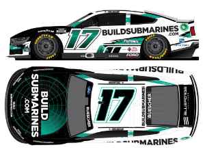*CANCELLED* Chris Buescher 2024 Buildsubmarines.com 1:24 Nascar Diecast - FOIL NUMBER DIECAST Chris Buescher, Nascar Diecast, 2024 Nascar Diecast, 1:24 Scale Diecast